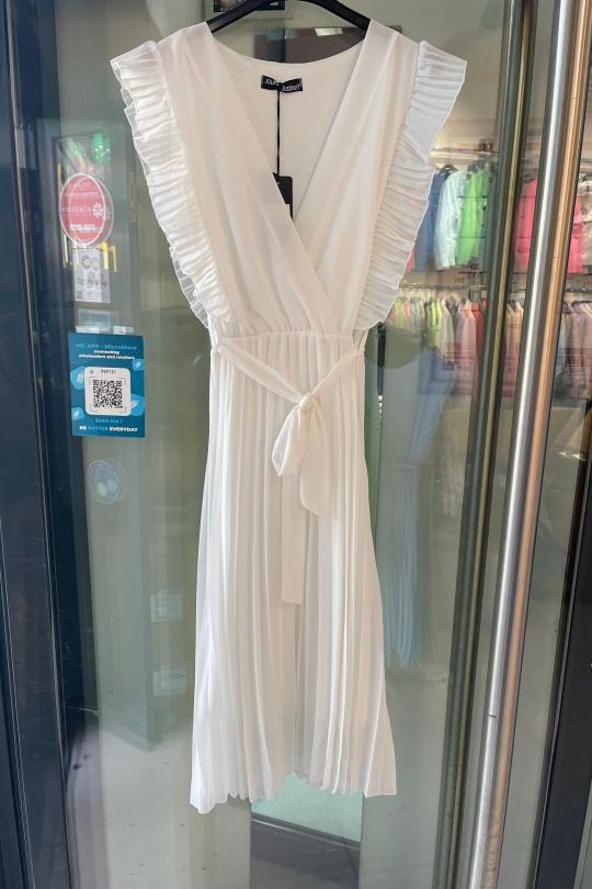 Robes mi-longues Femme Blanc QQ FASHION 32208 Efashion Paris