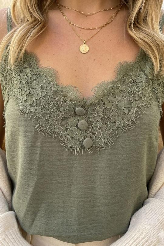 Débardeurs Femme Kaki QQ FASHION 2249 Efashion Paris