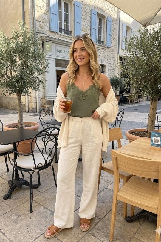 Débardeurs Femme Kaki QQ FASHION 2249 Efashion Paris