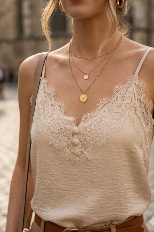 Débardeurs Femme Kaki QQ FASHION 2249 Efashion Paris