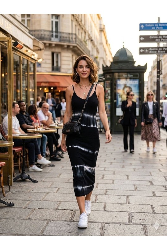 Maxi dresses Women Khaki QQ FASHION 30133-1 Efashion Paris