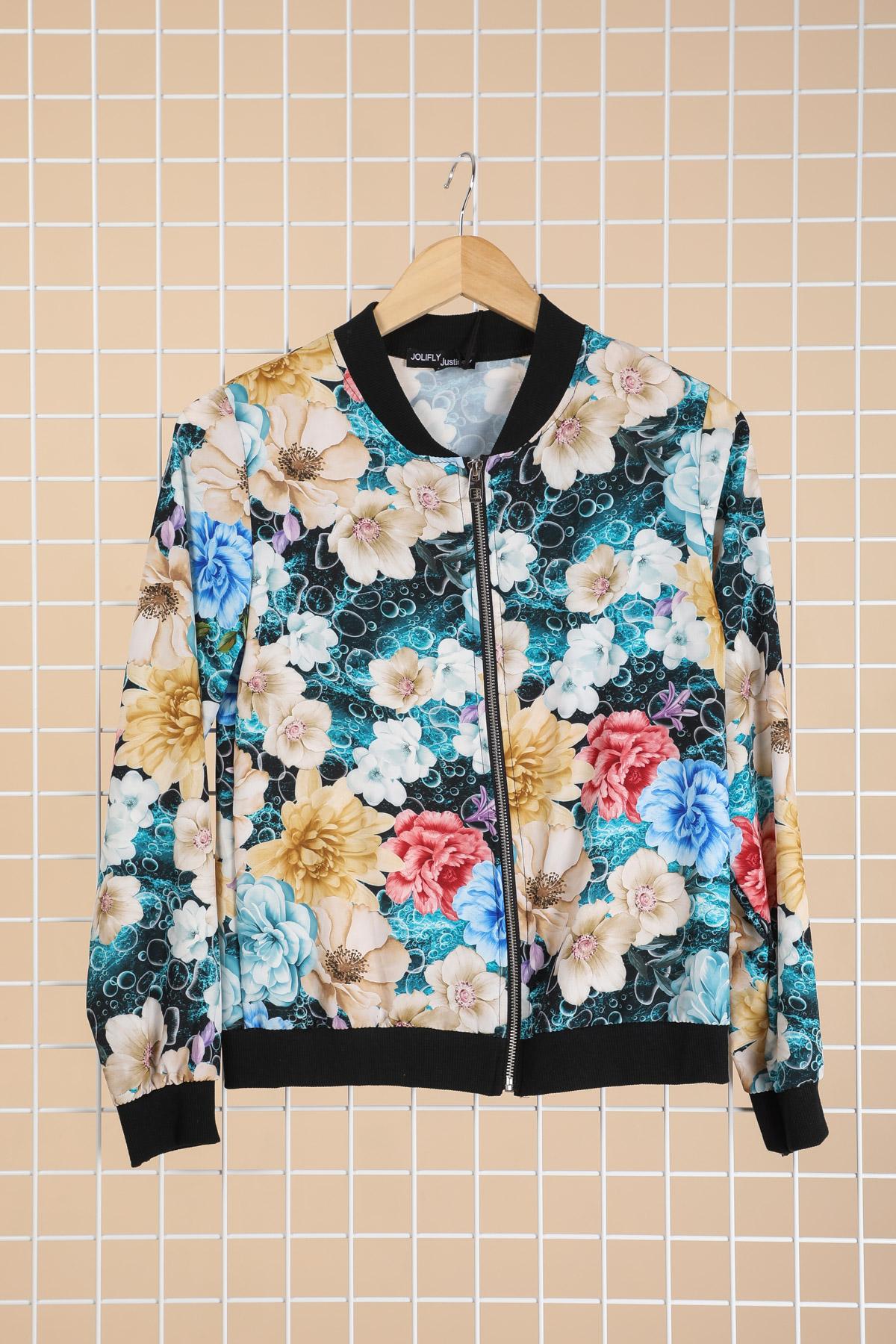 Jackets Women Print QQ FASHION 7573-7 #c Efashion Paris