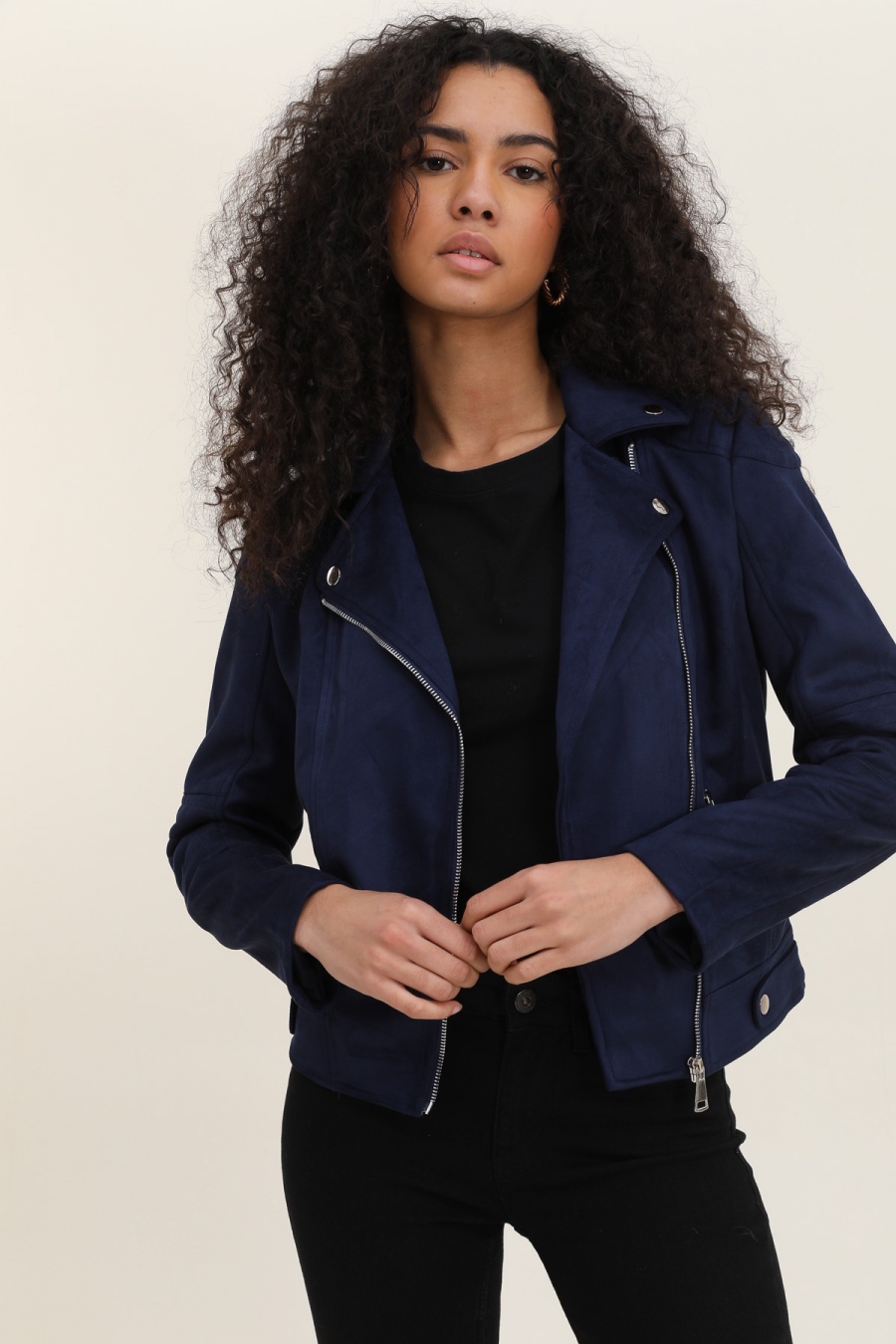 Chaquetas Mujer Marine blue QQ FASHION 3347 #c Efashion Paris