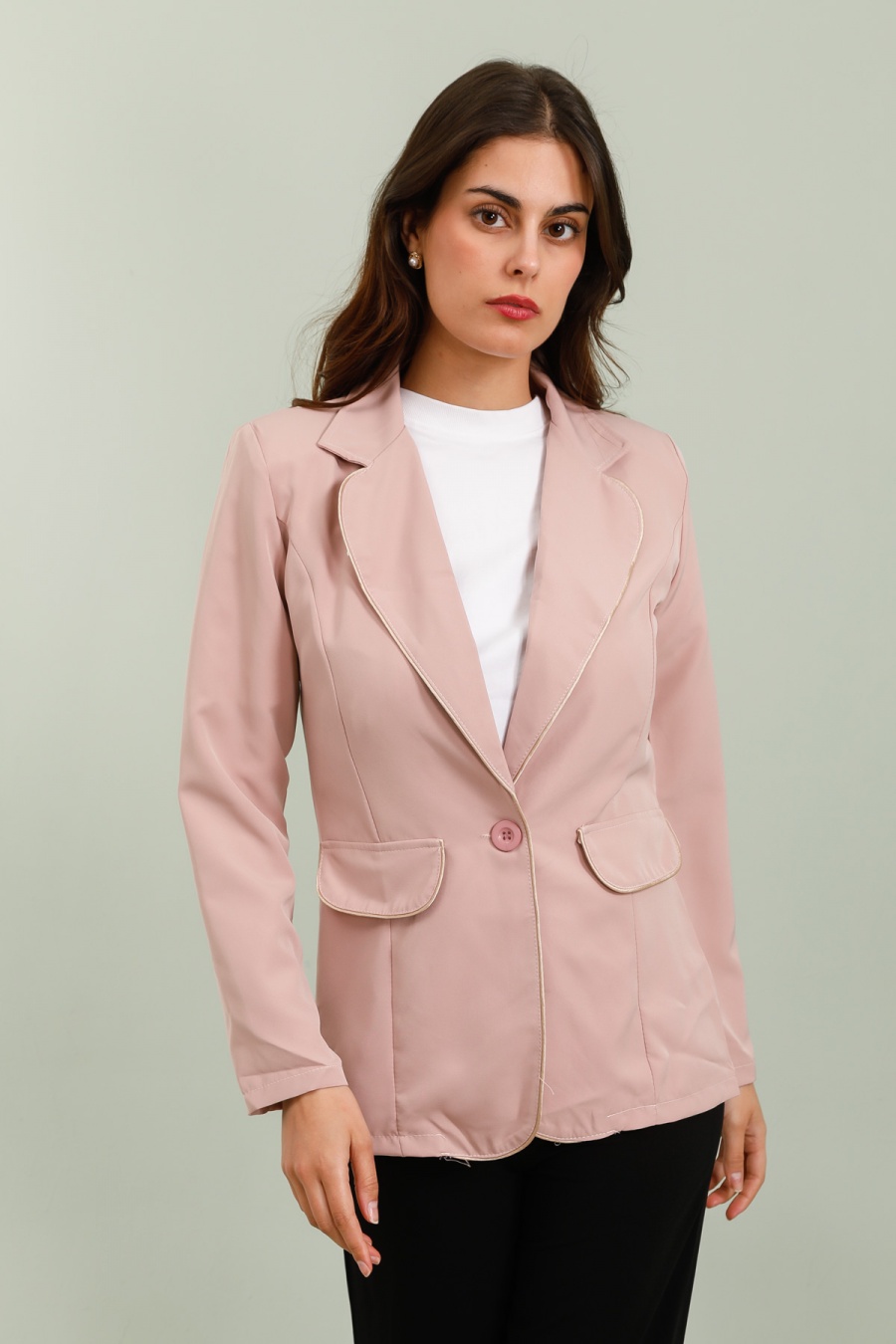 Vestes  Femme Vieux rose QQ FASHION 3479 #c Efashion Paris
