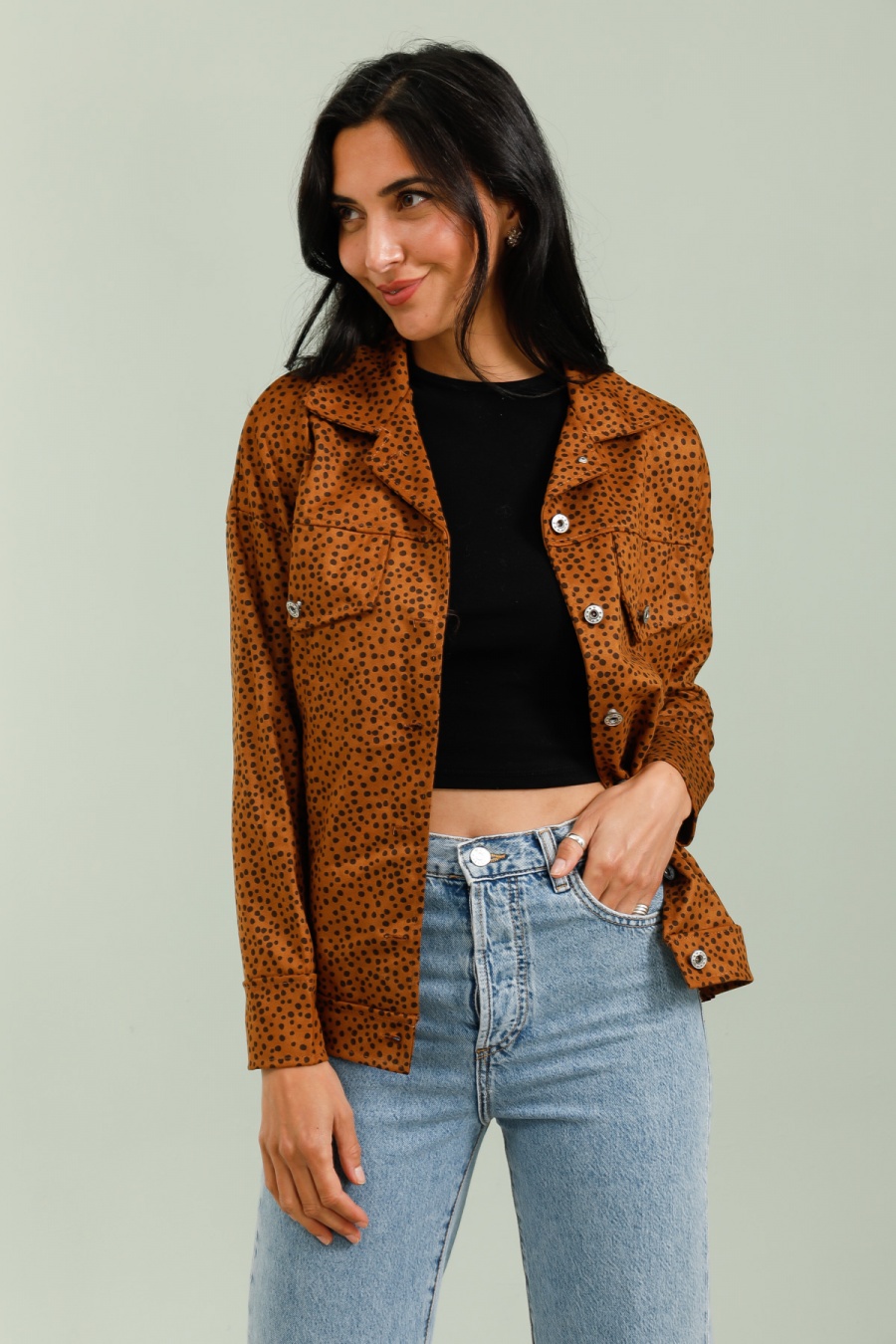 Chaquetas Mujer Camel QQ FASHION 3400 #c Efashion Paris