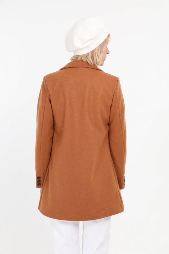 Manteaux Femme Noir LAURA & LAURENT 8679 Efashion Paris