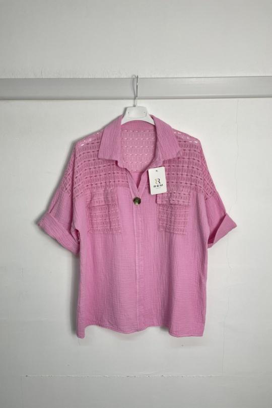 Blouses Femme Rose REM C2566 Efashion Paris