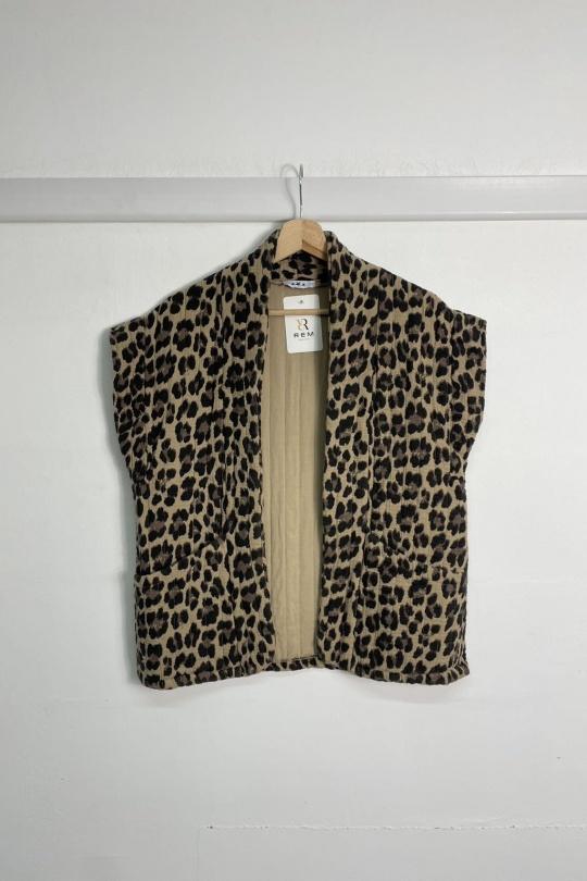 Gilets Femme Beige REM G24723 Efashion Paris