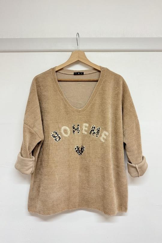 Tuniques Femme Camel REM H24762-1 Efashion Paris