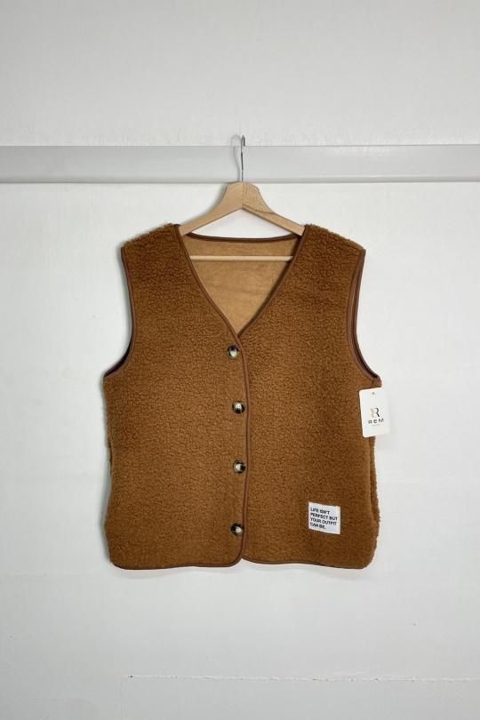 Gilets Femme Camel REM G2041 Efashion Paris