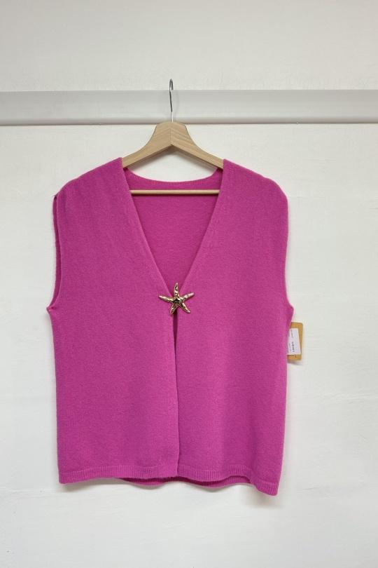 Cardigans Women Fushia REM G2621 Efashion Paris