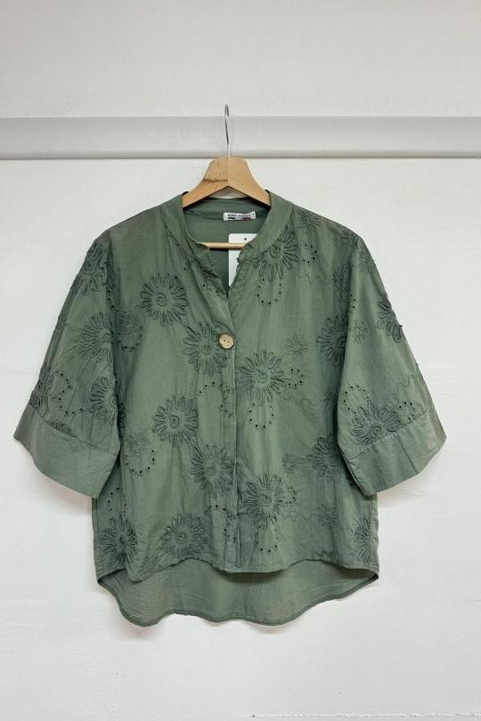 Tops Femme Vert d eau REM G2626 Efashion Paris