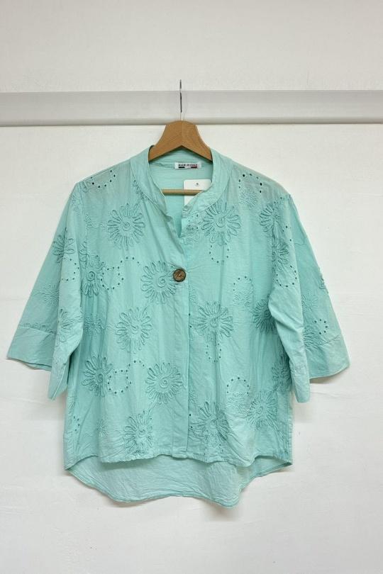 Tops Femme Vert d eau REM G2626 Efashion Paris