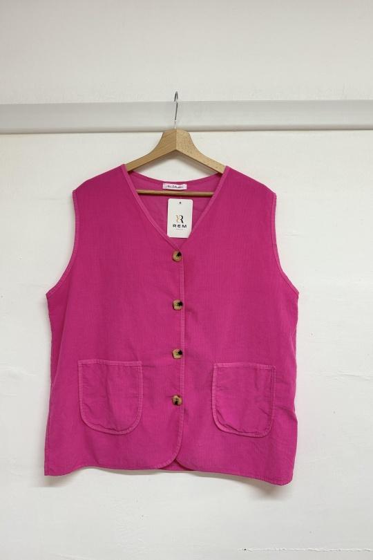 Gilets Femme Bleu ciel REM G26224 Efashion Paris