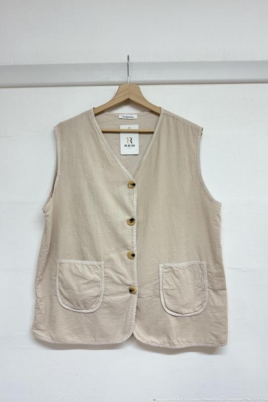 Gilets Femme Bleu ciel REM G26224 Efashion Paris