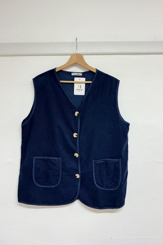 Gilets Femme Bleu ciel REM G26224 Efashion Paris