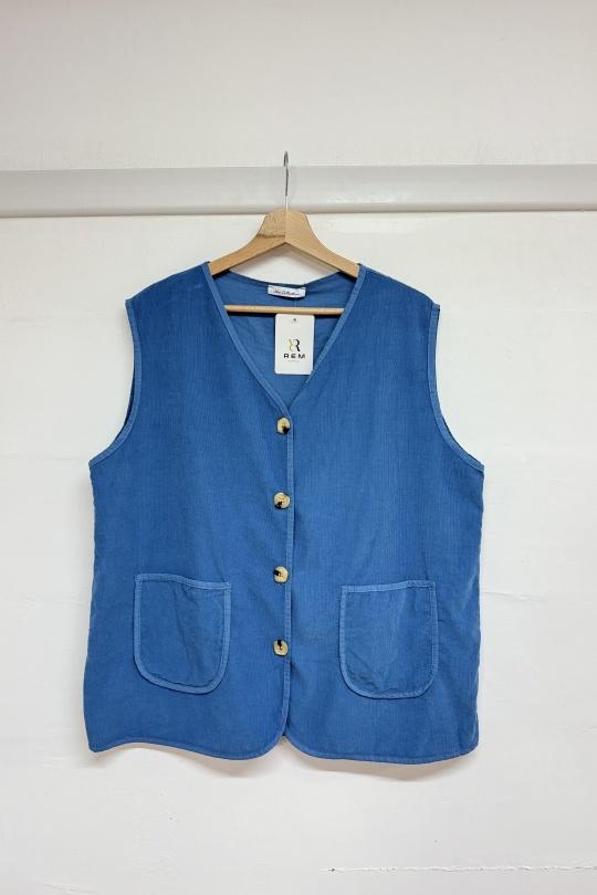 Gilets Femme Bleu ciel REM G26224 Efashion Paris