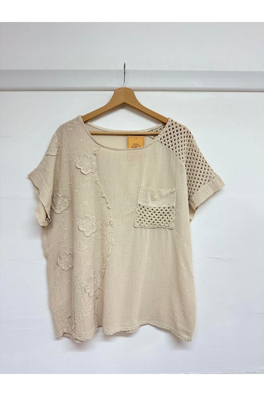 Top Donna Yellow REM H26067 Efashion Paris