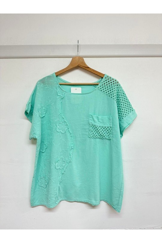 Top Donna Yellow REM H26067 Efashion Paris