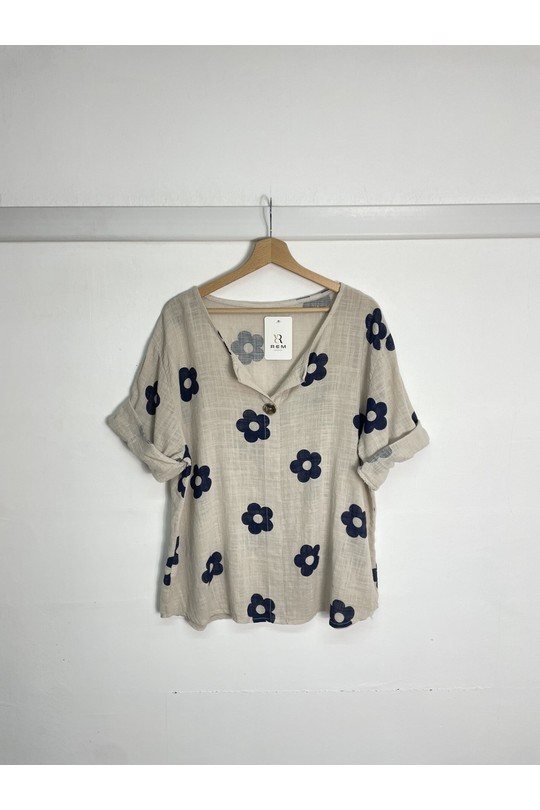 Tops Femme Blanc REM H2927-1 Efashion Paris