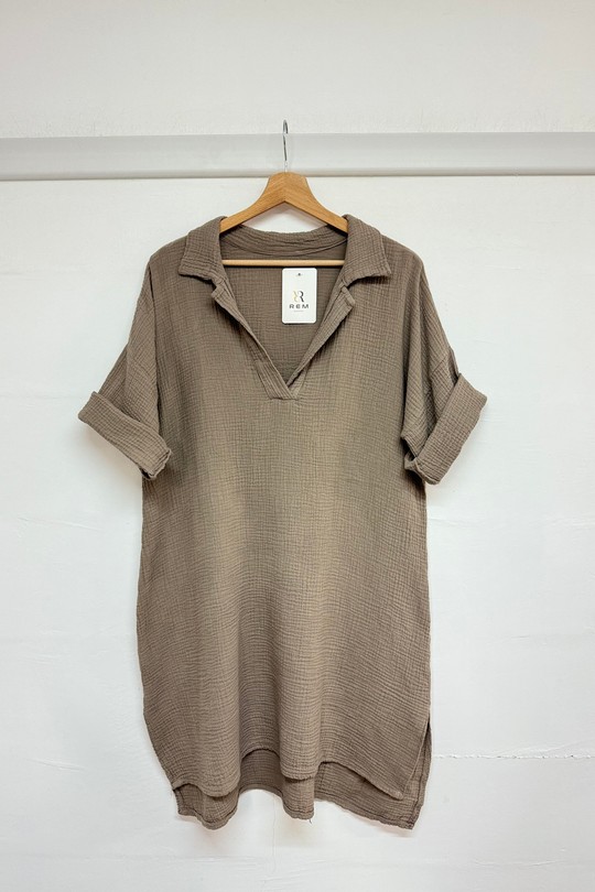 Robes courtes Femme Orange REM R2909 Efashion Paris