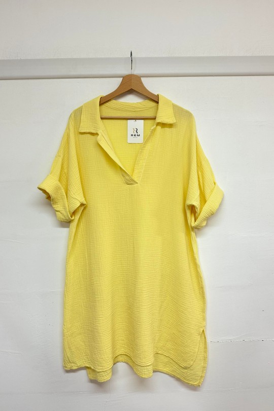 Robes courtes Femme Orange REM R2909 Efashion Paris