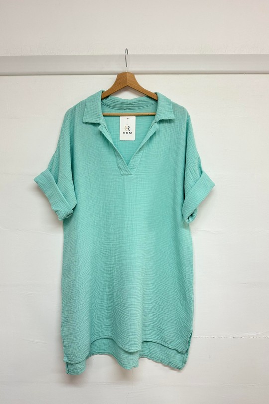 Robes courtes Femme Orange REM R2909 Efashion Paris