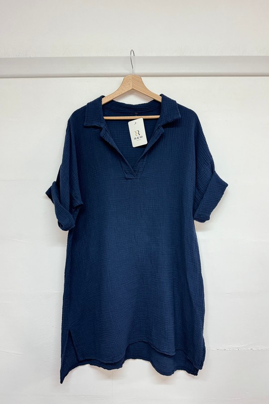 Robes courtes Femme Orange REM R2909 Efashion Paris