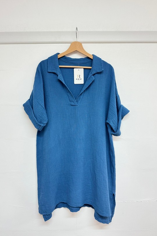 Robes courtes Femme Orange REM R2909 Efashion Paris