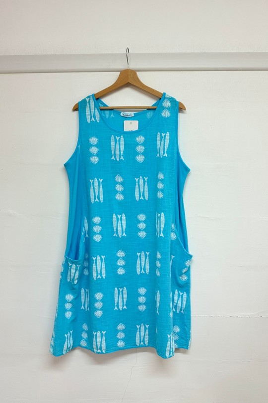 Robes mi-longues Femme Bleu jean REM R19172 Efashion Paris