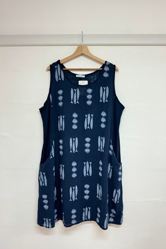 Robes mi-longues Femme Bleu jean REM R19172 Efashion Paris