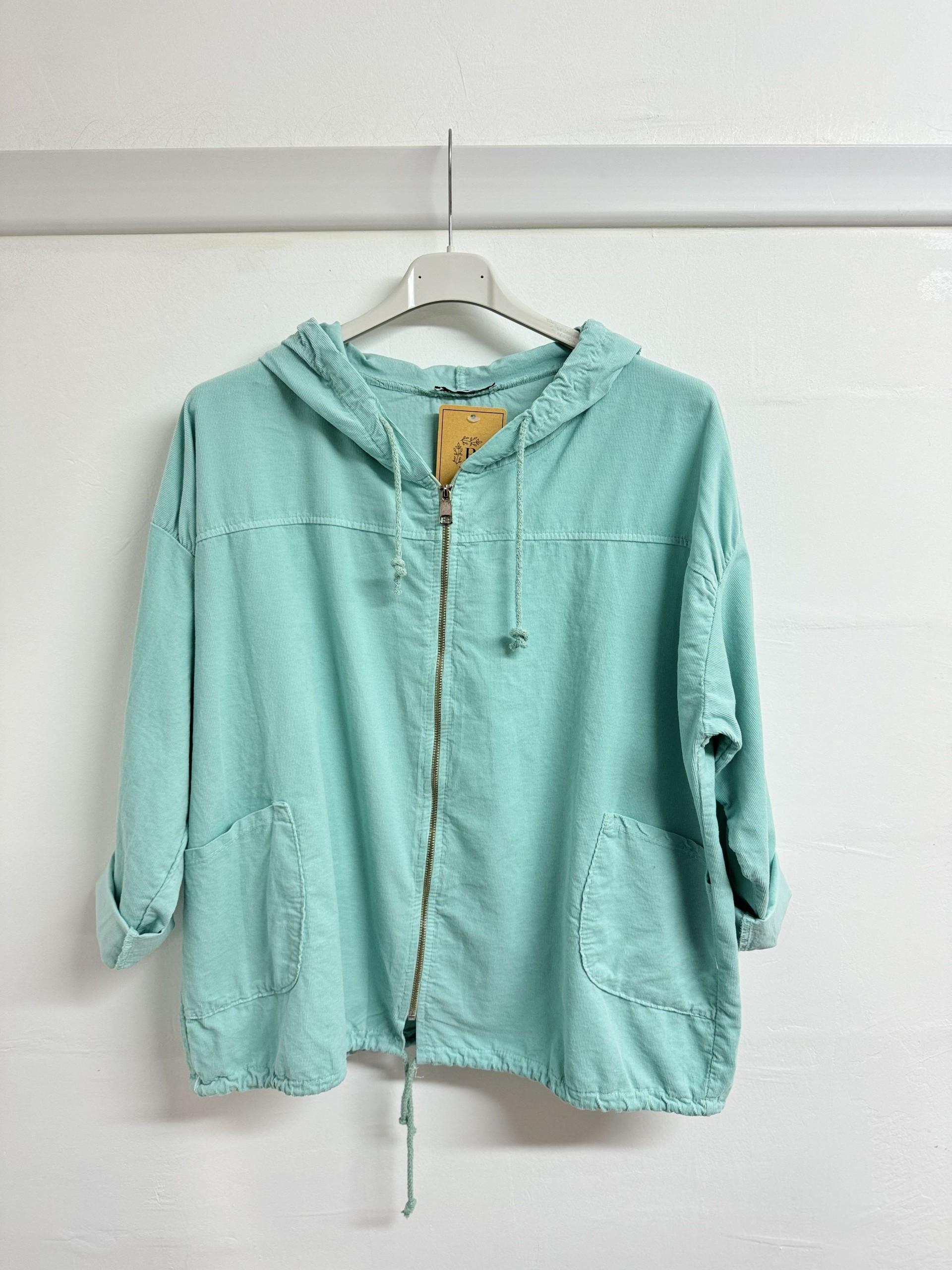 Vestes  Femme Vert d eau REM V24713-1 #c Efashion Paris