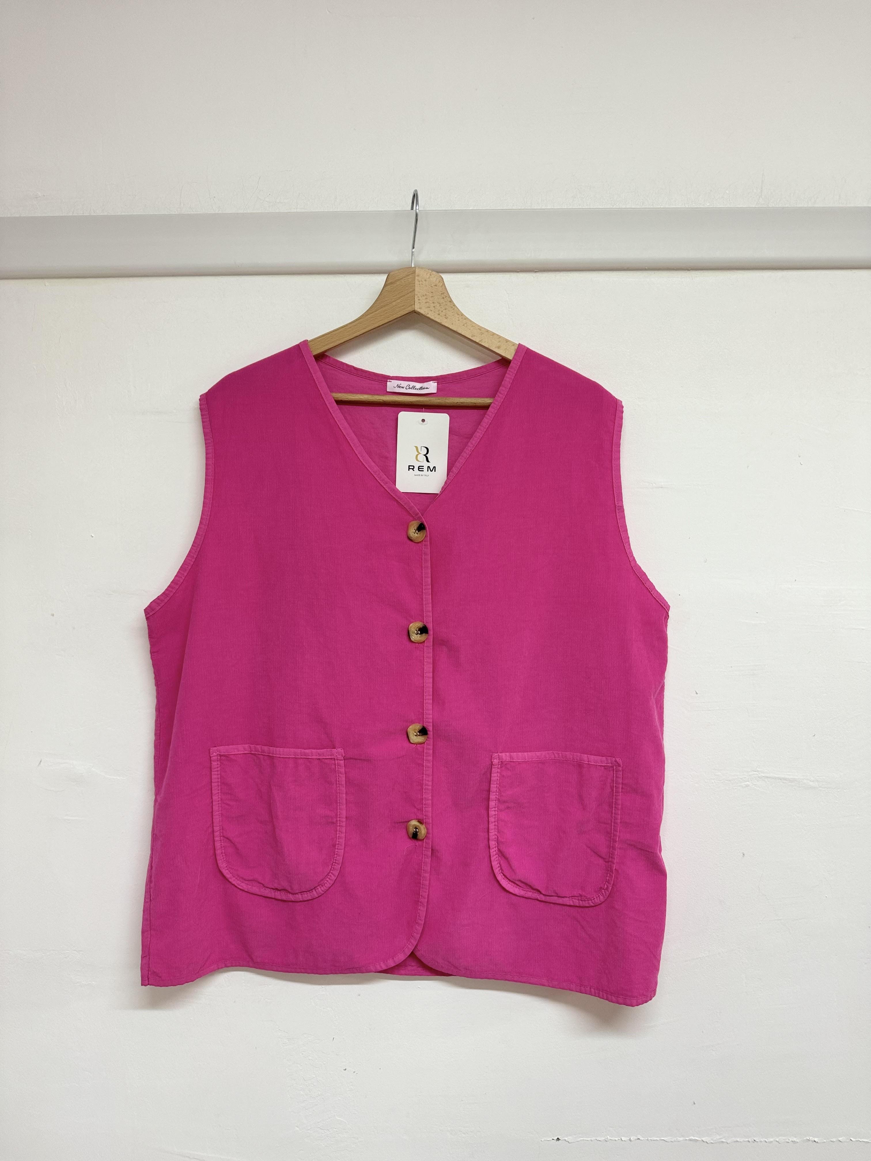 Gilets Femme Bleu ciel REM G26224 #c Efashion Paris