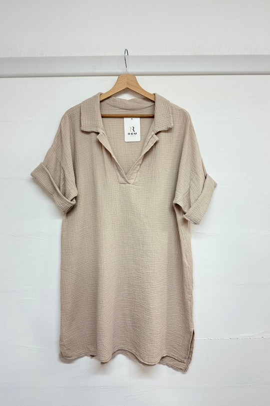 Robes courtes Femme Orange REM R2909 #c Efashion Paris