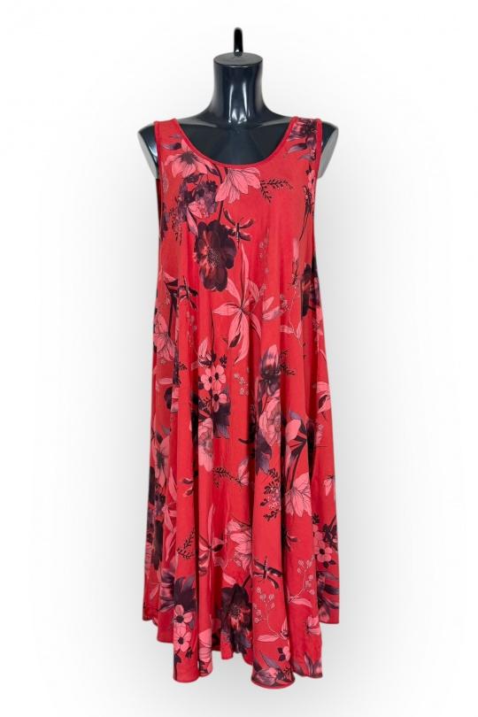 Midi dresses Women Red LUCKY NANA SP 2052-B Efashion Paris