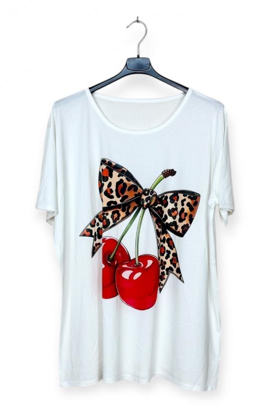 Camisetas Mujer Print LUCKY NANA SP T03-22 Efashion Paris