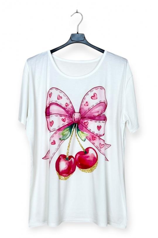 Camisetas Mujer Print LUCKY NANA SP T03-23 Efashion Paris