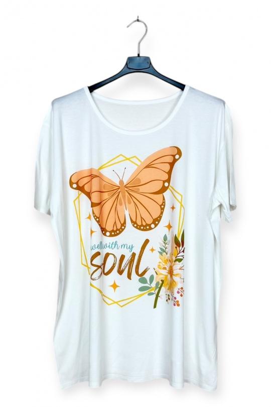 T-shirts Femme Imprimé LUCKY NANA SP T03-24 Efashion Paris