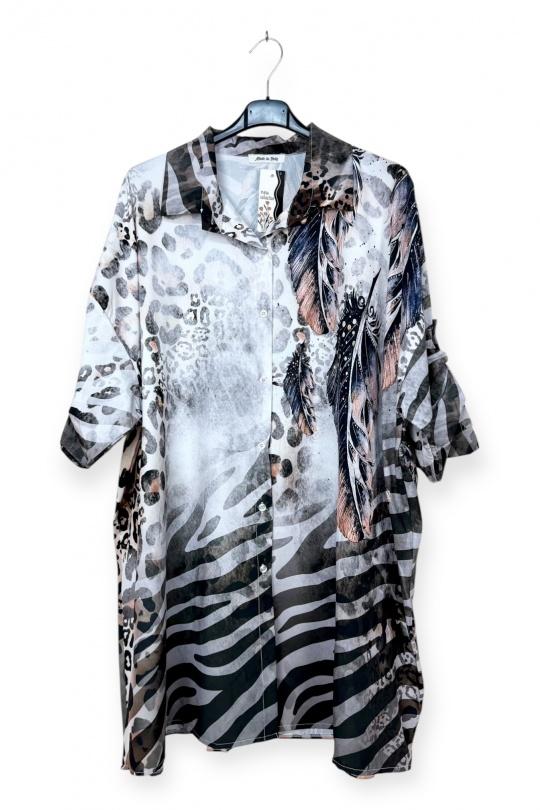 Shirts Women Print LUCKY NANA AH 22005-01 Efashion Paris