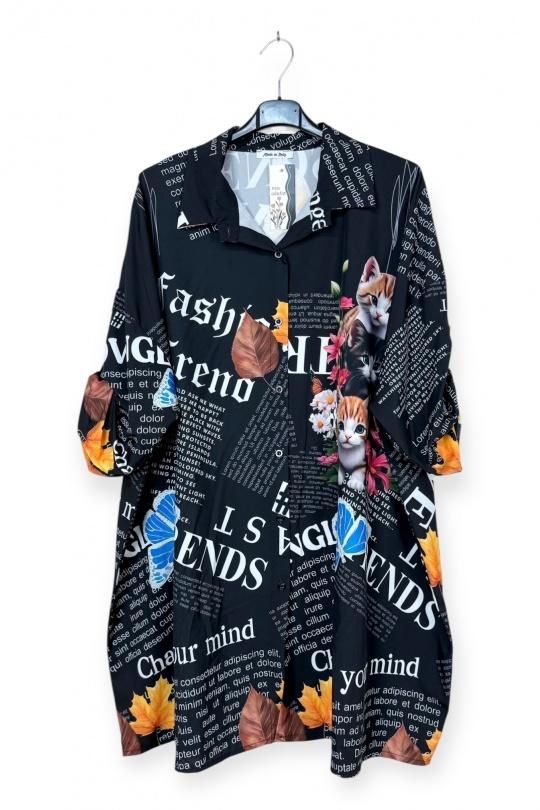 Shirts Women Print LUCKY NANA AH 22005-04 Efashion Paris