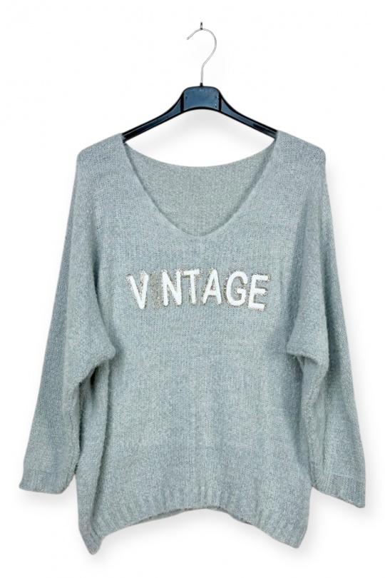 Jerséis Mujer Grey LUCKY NANA AH 2896 Efashion Paris