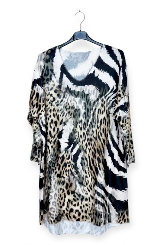 Tunics Women Print LUCKY NANA AH 8179-02 Efashion Paris