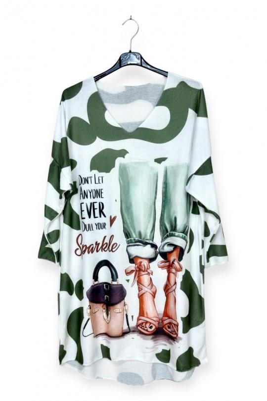 Tunics Women Print LUCKY NANA AH 8179-04 Efashion Paris