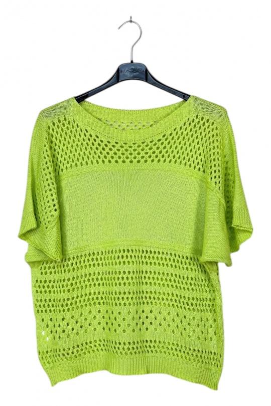 Tops Femme Jaune LUCKY NANA CX 1080 Efashion Paris