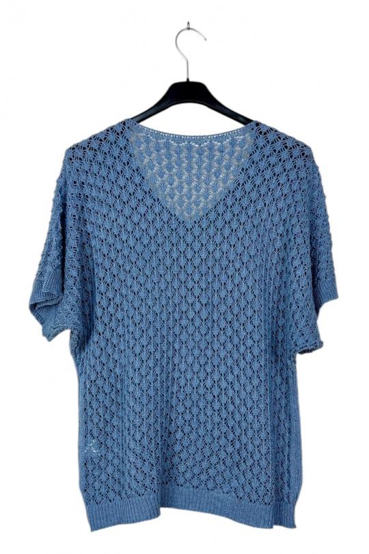 Tops Femme Turquoise LUCKY NANA CX 1082 Efashion Paris