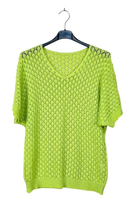 Tops Femme Turquoise LUCKY NANA CX 1082 Efashion Paris