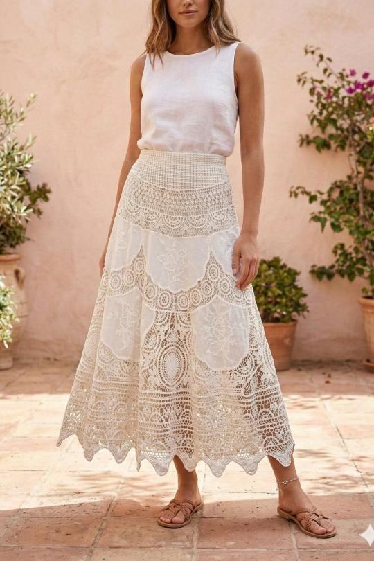 Skirts Women Black LUCKY NANA CX 283 Efashion Paris