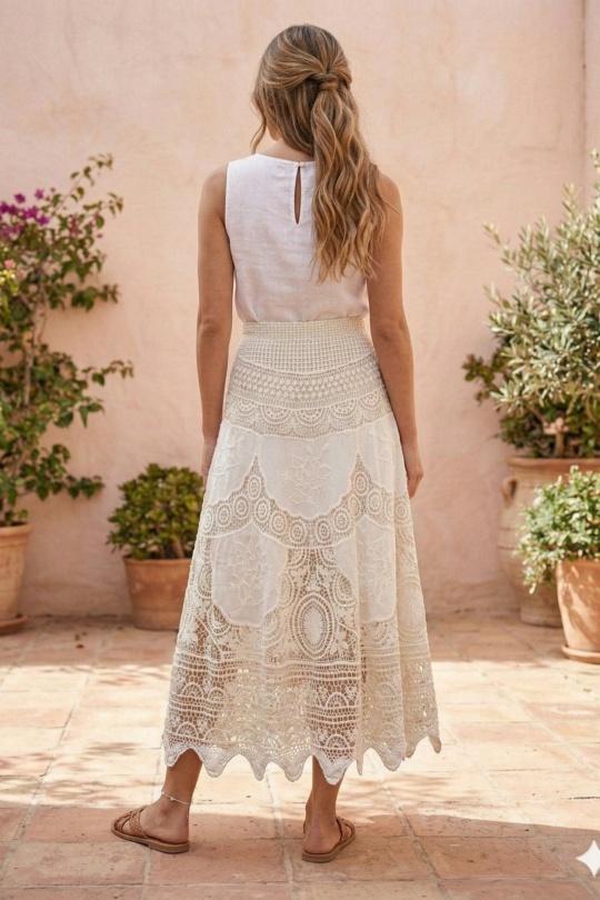 Skirts Women Black LUCKY NANA CX 283 Efashion Paris