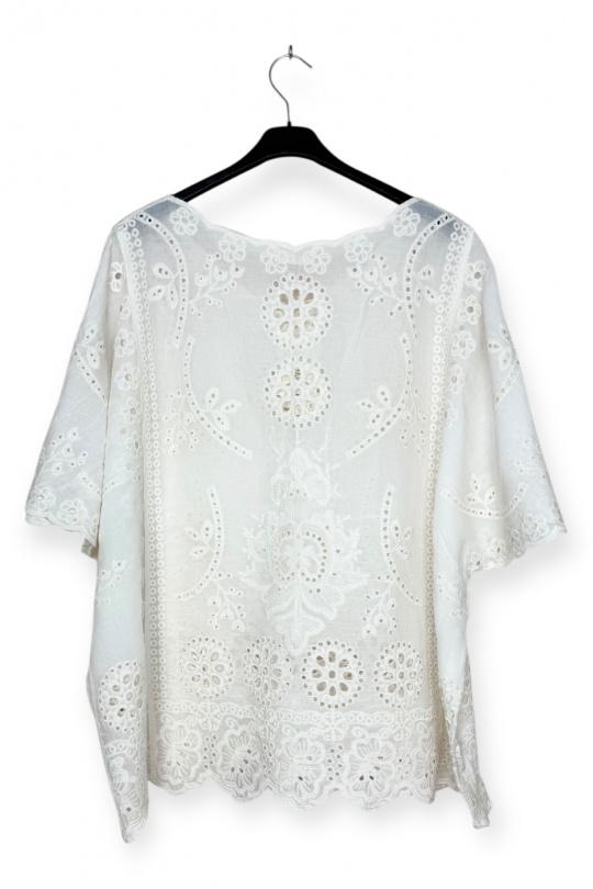 Tops Femme Blanc LUCKY NANA CX 069 Efashion Paris