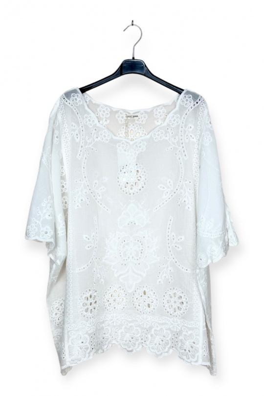 Tops Femme Blanc LUCKY NANA CX 069 Efashion Paris
